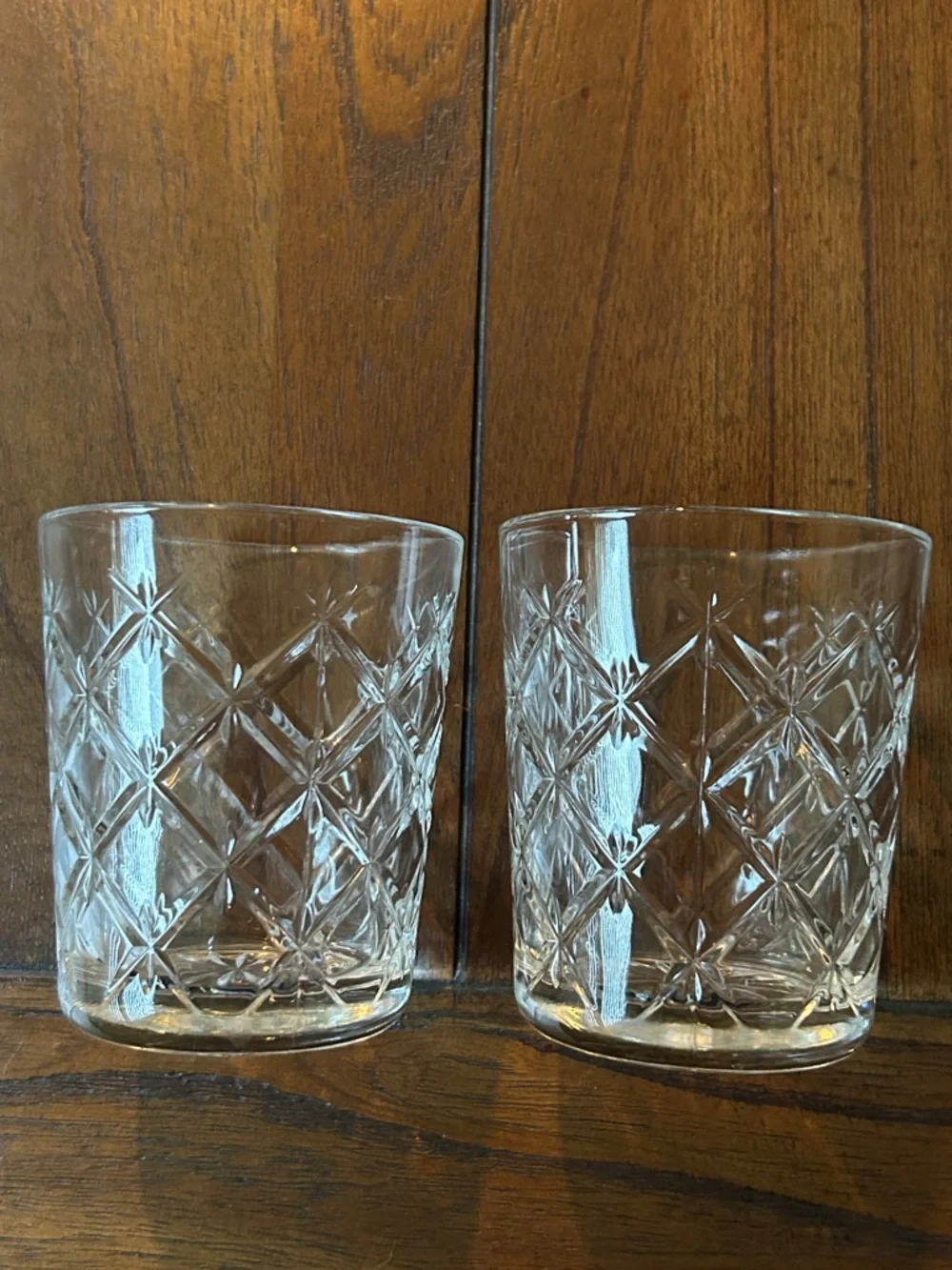IKEA FLIMRA Rock Glass Tumblers Clear- Set of 2